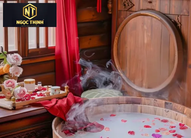 BỒN TẮM GỖ SPA HIỆN ĐẠI - BTG01